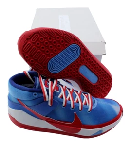 NIB - NIKE KD13 DC0009-400 New Jersey Nets Hardwood Classic 2020 SHOES - 8 / 41 - Afbeelding 1 van 12