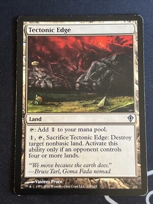 1x Tectonic Edge (145) Worldwake MP MTG Magic the Gathering x1 MKE - Image 1 of 4