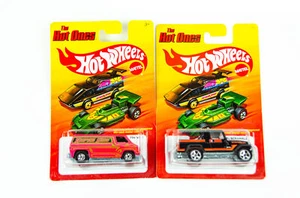 Hot Wheels Hot Ones Lot of 2 70s Van Jeep Scrambler - Picture 1 of 4