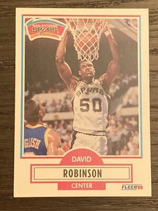 1990 Fleer #172 David Robinson San Antonio Spurs Basketball Card - Bild 1 von 2