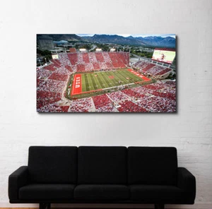 Utah Utes Football Stadium Aerial Photo - Canvas or Glossy Utah College Football - Bild 1 von 3