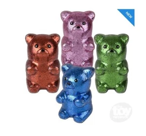 Jumbo Squishy Gummy Bear Toy (1 Unit Assorted), Squeeze Stretchy Bear - Pick 1 - Picture 1 of 22