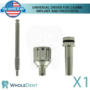 Universal Driver for 2.42mm Fixture & Prosthetics Internal Hex Connection Dental - Picture 1 of 12