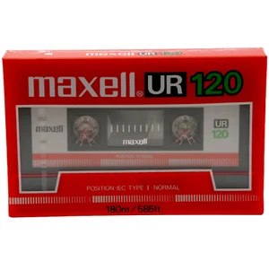 MAXELL UR 120 Minutes Ferric Type I Blank Audio Cassette Tape (1985) New  Sealed - Picture 1 of 8