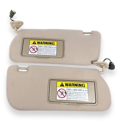 Juego de pares de parasoles laterales para conductor y pasajero Hyundai Sonata 2000-2005 tela tostada Foto 1 de 4