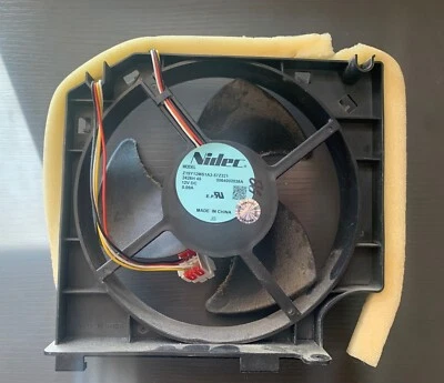 GE Appliance Z19Y12MS1A3-57Z321 CONDENSER FAN W/ FOAM 12VDC for Refrigerator  E1 Foto 1 de 3