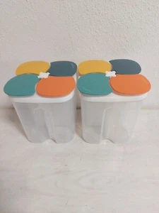 2 Vorratsdosen Küchen Aufbewahrungsbox Lebensmittelbehälter - Bild 1 von 5