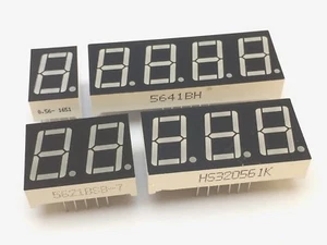 7-Segment Anzeige | 14mm | 1-,2-,3-,4-Ziffern | Gemeinsame Anode/Kathode|display - Bild 1 von 5