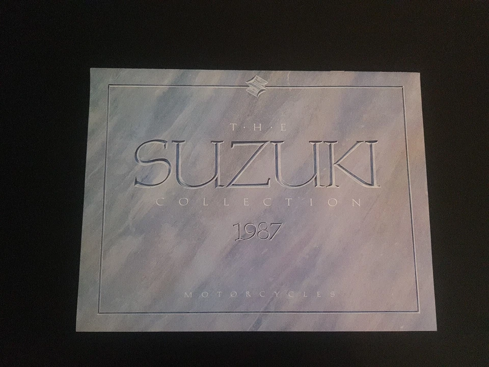 The Suzuki Collection 1987 Original Sales Brochure - Image 1 of 4