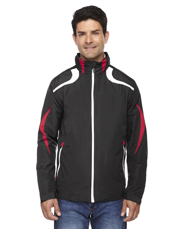 Men's North End Impact Active Lite Colorblock Rain Windbreaker Hoodie Jacket - Imagem 1 de 1