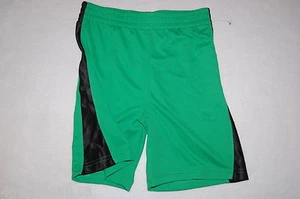 Boys Shorts GREEN BLACK ATHLETIC Sports XS 4-5 S 6-7 M 8-10 L 12-14 XL 16-18 - Picture 1 of 1