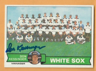 Don Kessinger Chicago White Sox AUTO Signed 1979 Topps Ole Miss Rebels - Image 1 of 2