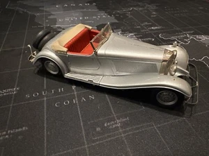 EMC 1/43 1934 Mercedes Benz 380K Sport Roadster -Grey Red Interior #18/40 - Picture 1 of 5