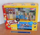 2002 Playmates The Simpsons World Of Springfield Main Street Interactive Playset