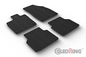 Tapetes de goma para todo tipo de clima adecuados para Audi Q4 etron 2022-2024 - juego de 4 piezas, negros - Imagen 1 de 1