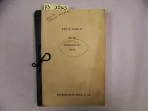 JUEGO DE MANUALES DE PIEZAS MAKINO MC 86 - REF P3 (ARTÍCULO #2805) - Imagen 1 de 4