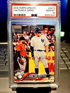 Aggiornamento Topps 2018 Jose Altuve/Aaron Judge #US79 Gemma Mt. 10 " Un vero classico HOF" - Foto 1 di 9