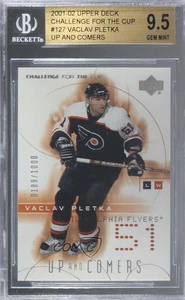 2001 Challenge for the Cup /1000 Vaclav Pletka #127 BGS 9.5 GEM MINT Rookie RC - Picture 1 of 4