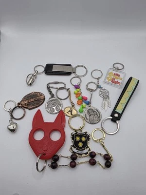 Lot Of 15 Fun Key Chains Dream Catcher, Protective - Imagem 1 de 4