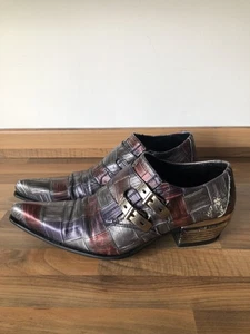 Nuevas Botas de Vaquero Rock Low Talla 41 Punta Grunge Metálicas Metal Pesado - Imagen 1 de 18