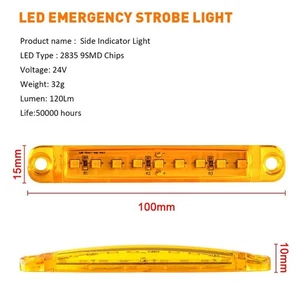 For Truck Lorry External Lights Indicator Lights External Lights Blue Red - Picture 1 of 78