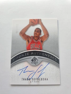 2006-07 SP Authentic Rookie Authentics /999 Thabo Sefolosha #101 Rookie Auto RC - Image 1 of 2