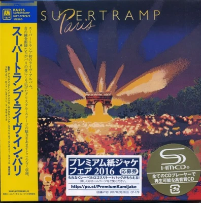 SUPERTRAMP Paris (1980/2016) Japan Mini LP SHM-2 CD UICY-77878/9 - Bild 1 von 2