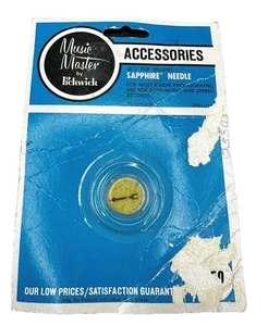 Vintage Music Master By Pickwick Sapphire Needle Fits Most Kiddie Phonographes - Picture 1 of 3