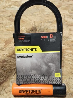 Kryptonite Evolution Standard 4" x 9" U-Lock Keys & Bracket  NEW SEALED - Image 1 of 4