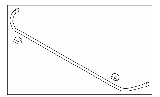 2023 Mini Cooper Convertible JCW John Works Rear Sway Bar  33-50-6-859-891 - Image 1 of 1