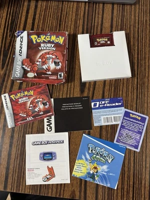 Pokemon Ruby Game Boy Advance GBA Complete CIB With Inserts USA Dry Battery - Image 1 of 4