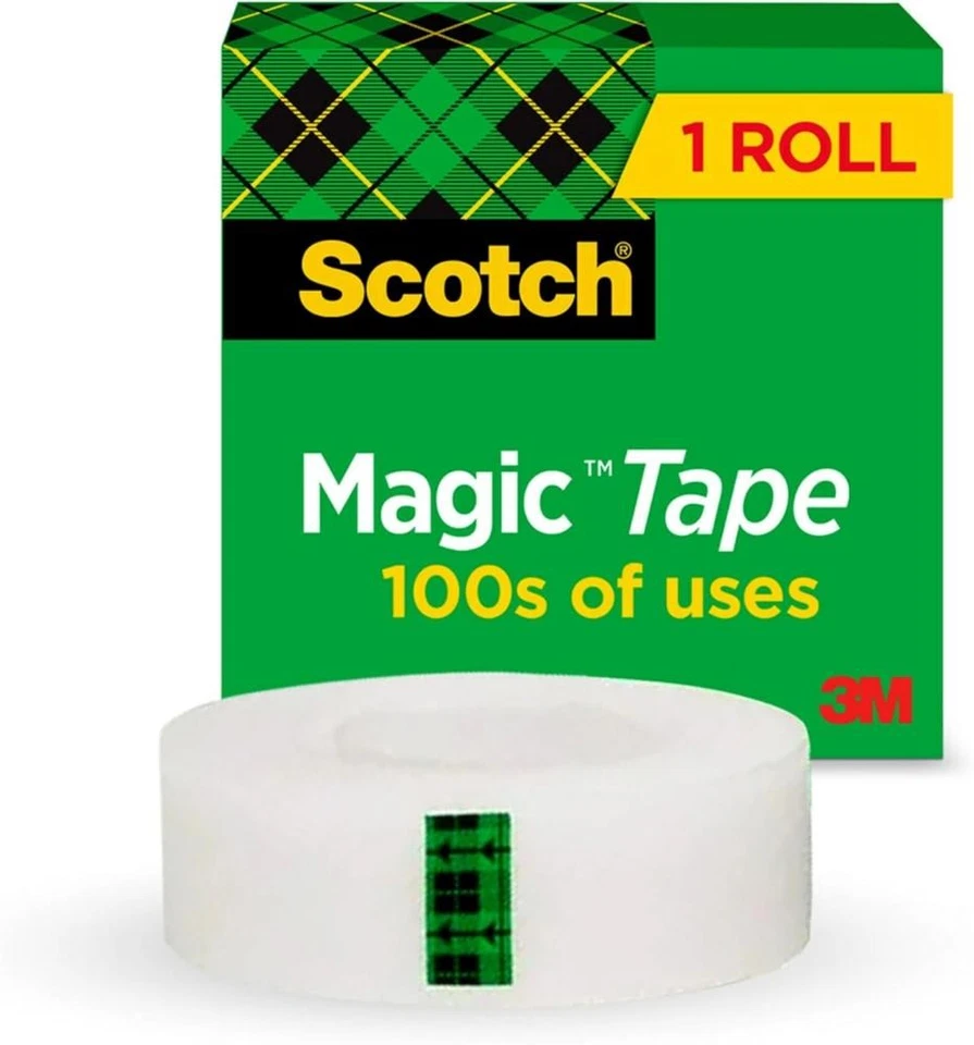 Magic Tape 19MM X 33M 1 Box/Pack Sticky Tape, Office Tape, Matte, Matte Tape - image 1 of 4