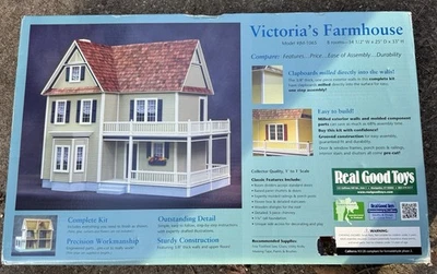 Dollhouse Kit “Victoria’s FarmHouse” by Real Good Toys New In Box Doll House - Image 1 of 4