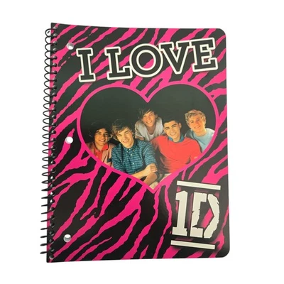 ONE DIRECTION 1D Spiral Notebook Liam Niall Harry Louis Zayn Journal School 2012 - Image 1 of 4