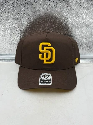 Gorra ajustable con enganche marrón marca San Diego Padres MLB '47 Snapback Foto 1 de 4