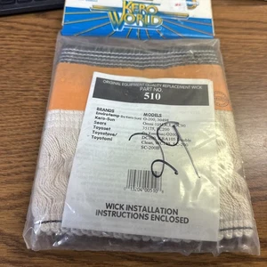 Kero World KEROSUN TOYOSTOVE DC 100,DC 90 Kerosene Heater Wick with pins - Picture 1 of 3