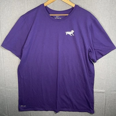 TCU Horned Frogs Nike Nike Tee Short Sleeve Shirt Men's 2XL Purple NCAA College - Image 1 of 4
