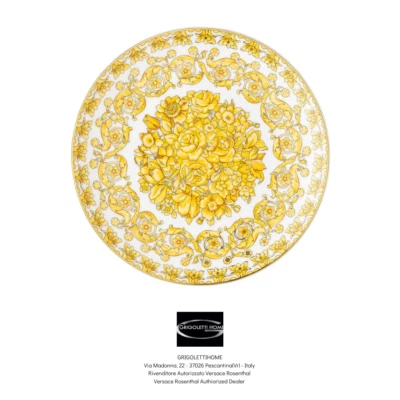 Versace Rosenthal - Medusa Rhapsody - Flache Platte Dessert Cm 21 - Händler - Bild 1 von 4