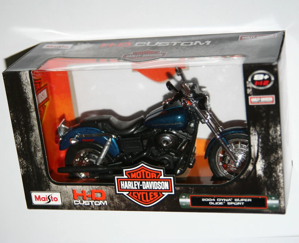 Maisto - HARLEY DAVIDSON Dyna Super Glide Sport (2004) Scale 1:12 - Image 1 of 1