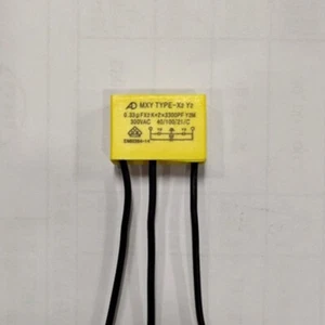X2 Condensador de seguridad para herramienta eléctrica Ventilador Motor 275V AC 0.33uf 3 cables - Imagen 1 de 3