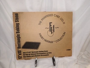 Pampered Chef, #1350 Rectangle Stoneware New in the box w/scraper - Picture 1 of 5