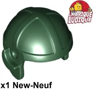 Lego 1x Minifig headgear casque helmet Cap Aviator aviateur dark green 30171 NEW - Foto 1 di 1
