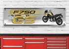Br346b Bmw F750 Gs 2019 Gold Inspired Garage Workshop Banner Sign