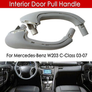 For Mercedes-Benz W203 C230 C240 C280 Left+Right Interior Door Pull Handle Grey