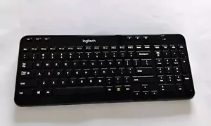 Logitech K360 Wireless USB Desktop Keyboard / Compact Full Keyboard Black - Picture 1 of 4