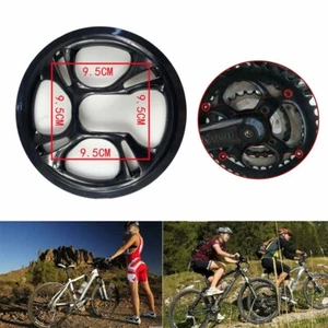 9.5cm 42T MTB Bicycle Bike Crankset Chain Wheel Cover Guard Protector 4 Holes - Picture 1 of 8