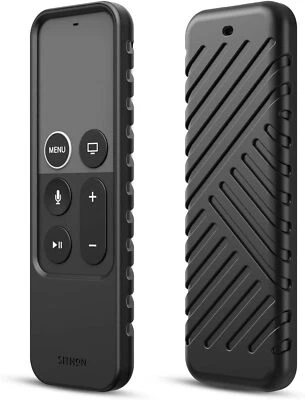 FINTIE Silicone Case for Apple TV 4K Siri Remote (1st Gen) Lightweight Anti Slip Cover