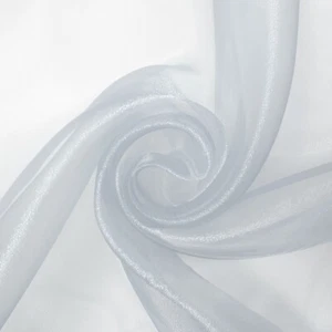 Princess Polyester Bridal Shimmer Organza 60 Inch Lightweight Sheer Fabric - Picture 1 of 22