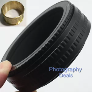 Tubo di prolunga adattatore elicoide di messa a fuoco regolabile in ottone da M65 a M65 25 mm-55 mm - Foto 1 di 7