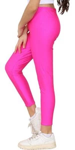 Loxdonz Girls Athletic Leggings Kids Dance Workout Running Yoga Pants Ballet - Picture 1 of 12